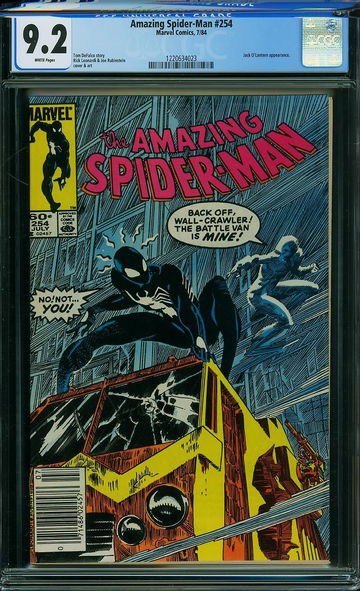 AMAZING SPIDER-MAN #254, CGC 9.2 NM-