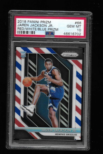 2018 PRIZM JAREN JACKSON JR RWB PRIZM