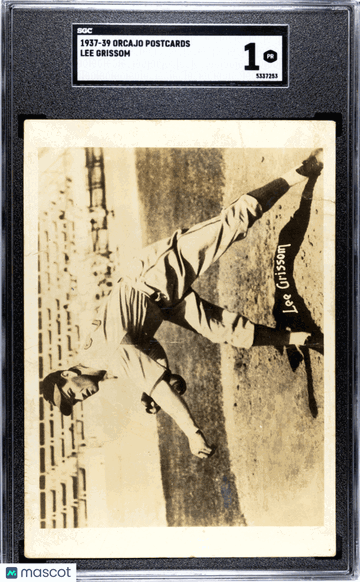 1937 Orcajo Postcard Lee Grissom SGC 1