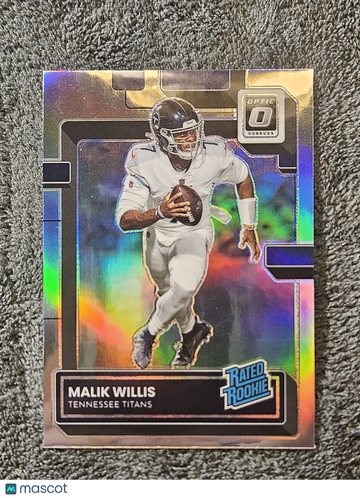 2022 Donruss Optic Prizm Malik Willis #203 Holo Silver Rated Rookie RC