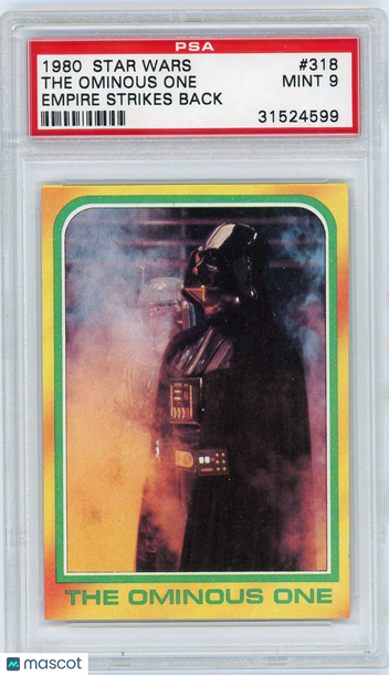 1980 Star Wars Empire Strikes Back The Ominous One #318 PSA 9
