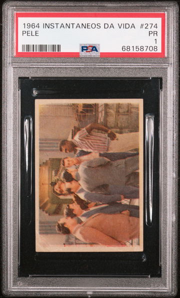 1964 Instantaneos Da Vida Do Rei Pele #274 Pele PSA 1 *8708