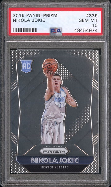 2015 Panini Prizm Nikola Jokic #335 PSA 10
