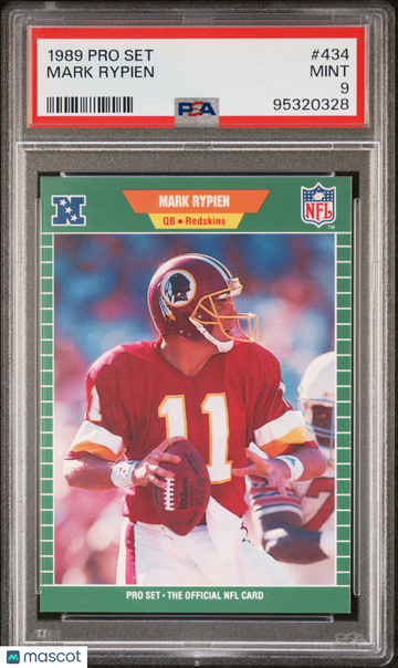 1989 Pro Set Mark Rypien #434 PSA 9