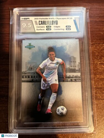 2021 Parkside NWSL Carli Lloyd #C29 Base Set HGA 9.5