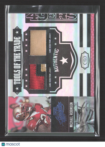 2007 Playoff Absolute Memorabilia Tools of the Trade Michael Robinson #TOT-110 /25 Game-Worn Prime Jersey