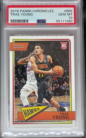 PSA 10 2018 Panini Chronicles Classics Trae Young RC #665
