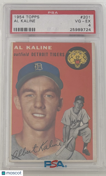 1954 Topps Al Kaline #201 PSA 4