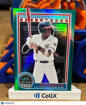2025 Panini Stars and Stripes USA Baseball - Green Kevin Roberts Jr. #143