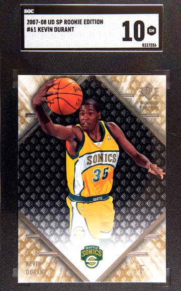 2007 SP Rookie Edition Kevin Durant SGC 10
