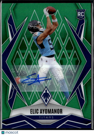 2025 Panini Phoenix Elic Ayomanor #167 Green /25 RC