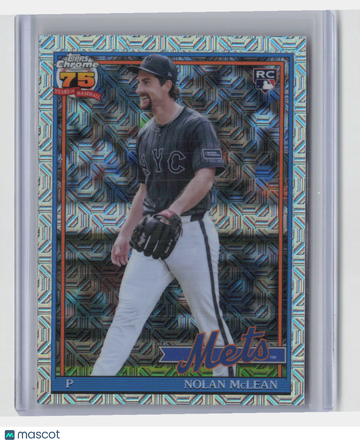 2026 Topps Series One Nolan McLean #91C-48 Silver Mojo RC
