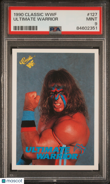1990 Classic WWF Ultimate Warrior #127 PSA 9