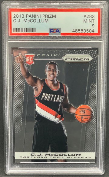 CJ McCollum 2013 Panini Prizm PSA 9