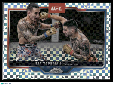 2025 Topps Chrome UFC Ilia Topuria #43 X-Fractor