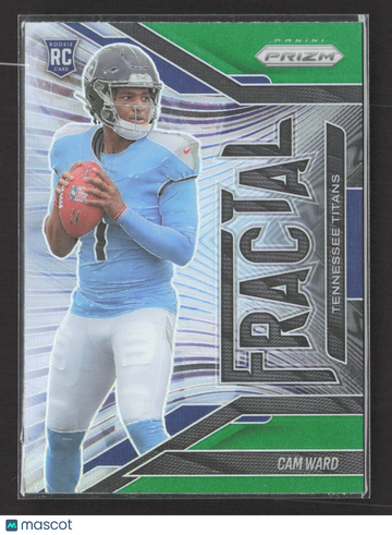 2025 Panini Prizm Football Fractal Cam Ward #11 RC