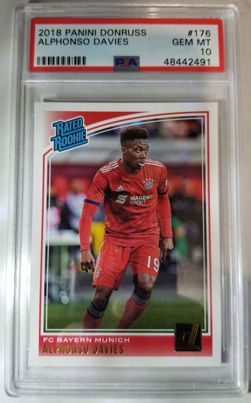 2018 Alphonso Davies Donruss #176 PSA 10 (Ships from Canada)
