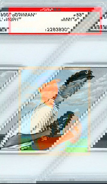 1950 Bowman Bill Wight #38 PSA 9 P1260