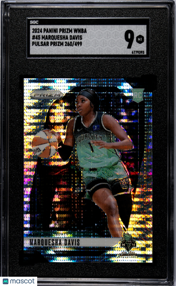 2024 Panini Prizm Wnba Marquesha Davis #45 Pulsar SGC 9