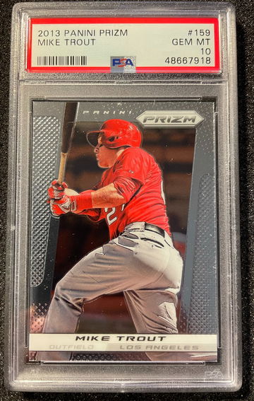 2013 Panini Prizm Mike Trout #159 PSA 10 GEM MINT