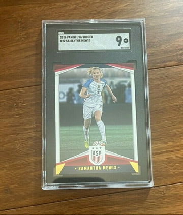 2016 Panini USA Samantha Mewis #22 SGC 9 USWNT Women's Soccer World Cup