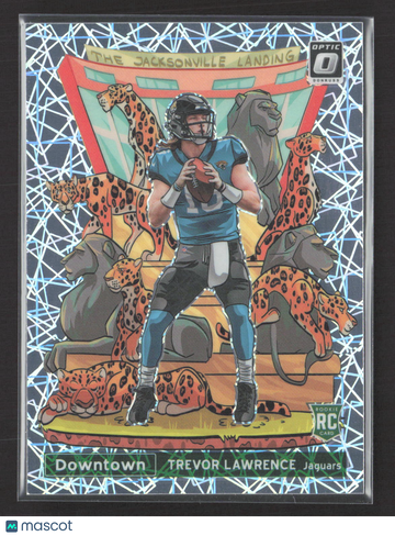 2021 Panini Donruss Optic Prizm Downtown Trevor Lawrence #DT-33 RC