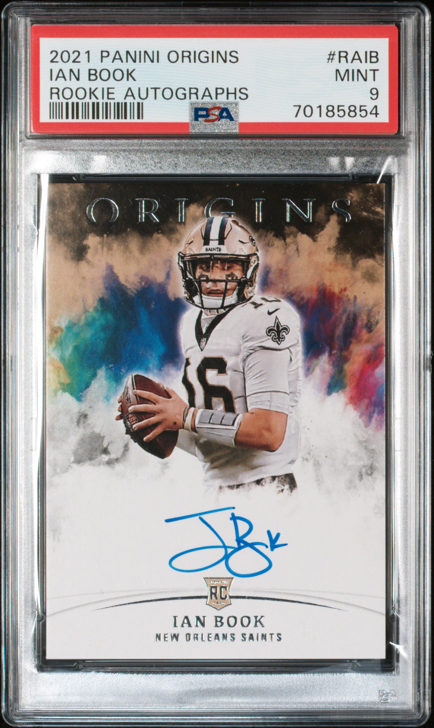 2021 Origins Rookie Autographs Ian Book - PSA 9