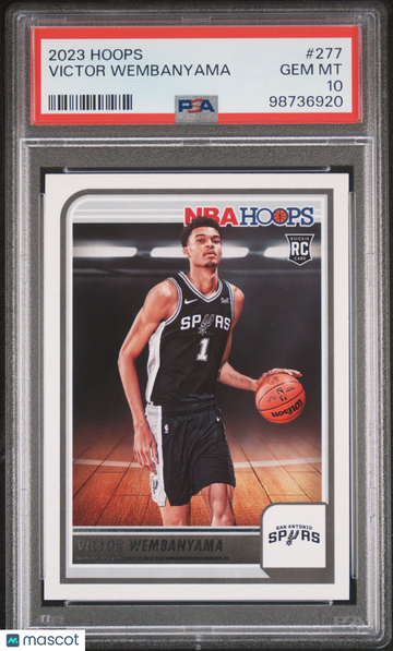 2023 Panini NBA Hoops Victor Wembanyama #277 PSA 10