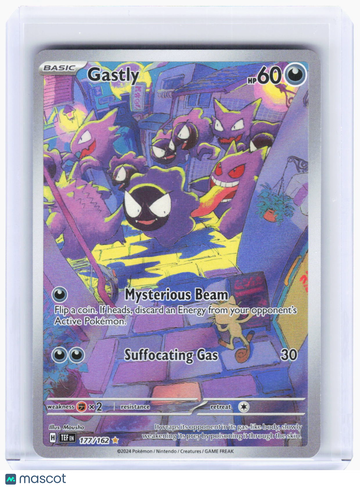 Temporal Forces Gastly Foil Illustration Rare #177/162