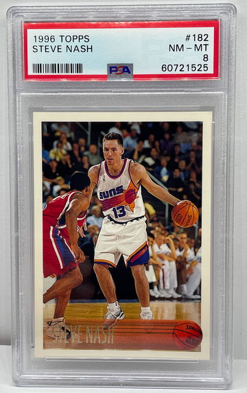 1996 Topps Steve Nash Rookie PSA 8