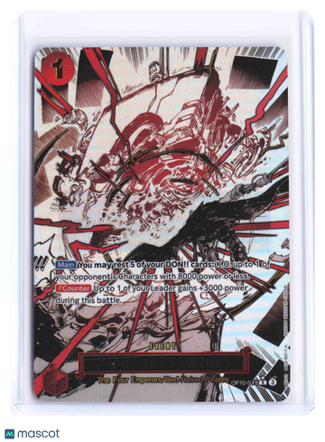 One Piece Shanks Holo Alternative Art Event Card OP10-019 by PROXY 2024 Trading Card