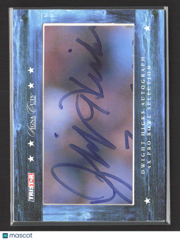 2007 TRISTAR Signa Cuts Dwight Hicks /46 Cut Signature