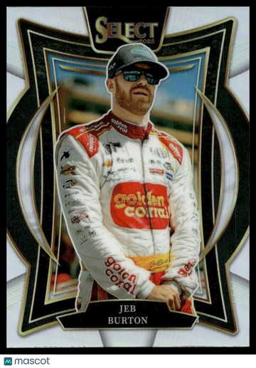 2025 Panini Select Racing Jeb Burton #13 Silver Prizm