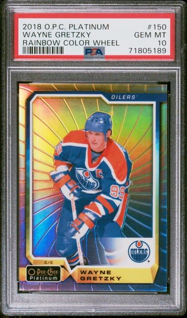 2018-19 OPC Platinum Rainbow Color Wheel #150 Wayne Gretzky PSA 10