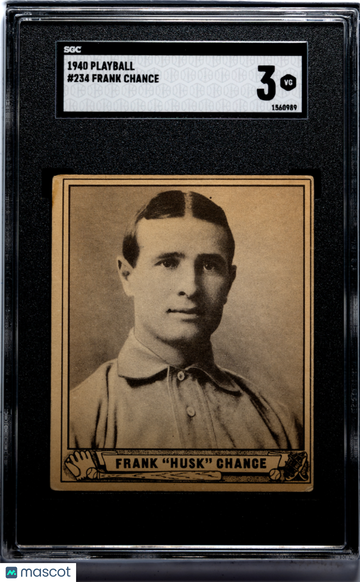 1940 Playball Frank Chance #234 SGC 3