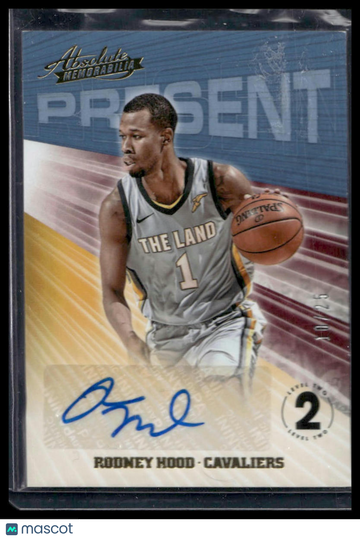 2018-19 Panini Absolute Memorabilia Rodney Hood #PR-RHD Present Autographs Level 2 AU,SN