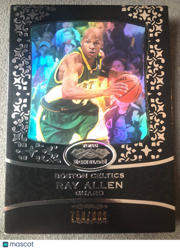 2007 Topps Echelon #34 RAY ALLEN Short Print Serial #750/999 Boston Celtics