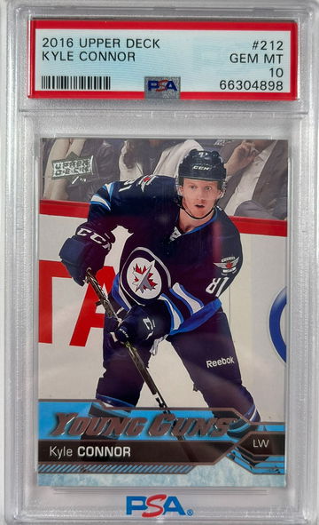 2016 Upper Deck Kyle Conner Young Guns RC Rookie Card PSA 10 Gem Mint