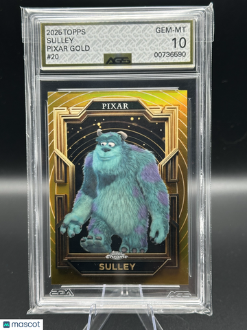 2025 Topps Chrome Pixar GOLD AGS 10