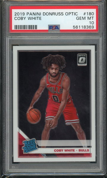 2019 Optic Coby White PSA 10