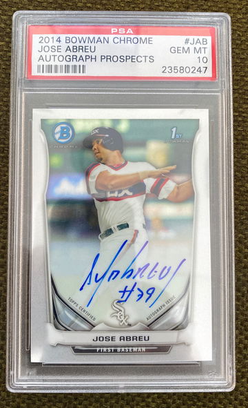 2014 Bowman Chrome Auto Jose Abreu