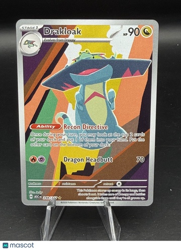 Pokemon 2026 Mega Evolution – Ascended Heroes Drakloak Secret Rare #248/217 - Near Mint or Better