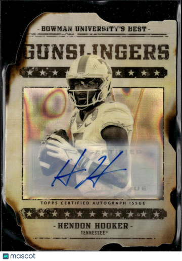 Hendon Hooker 2022 Bowman University's Best Gunslingers Auto /50 Tennessee Volunteers