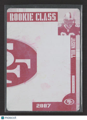 2008 Donruss Threads Jason Hill #282 Magenta Printing Plate /1