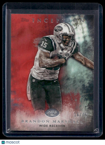 2015 Topps Inception Brandon Marshall #59 Red SN