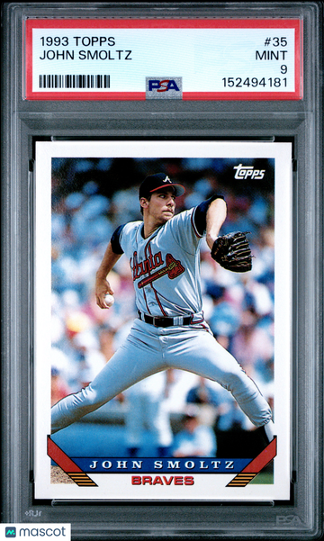 1993 Topps John Smoltz #35 PSA 9