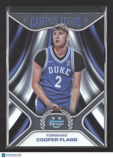 2025 Bowman Chrome University Campus Icons Cooper Flagg #CI-1 Base