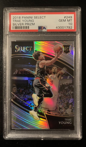 2018 Select Silver Courtside Trae Young PSA 10
