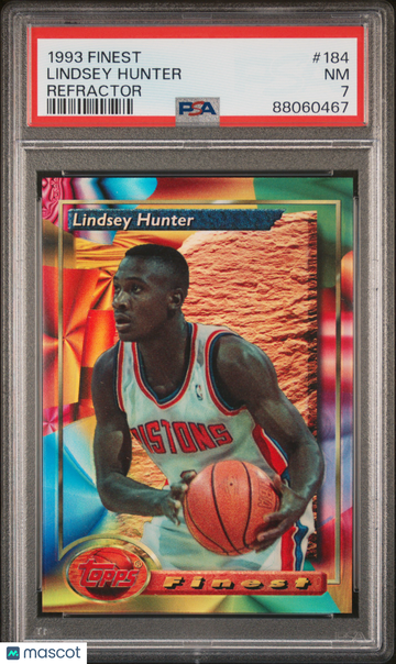 1993 Finest Lindsey Hunter #184 Refractor PSA 7