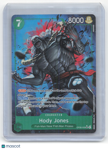 Premium Booster -The Best- Hody Jones Foil Super Rare (Alt Art) #OP06-035